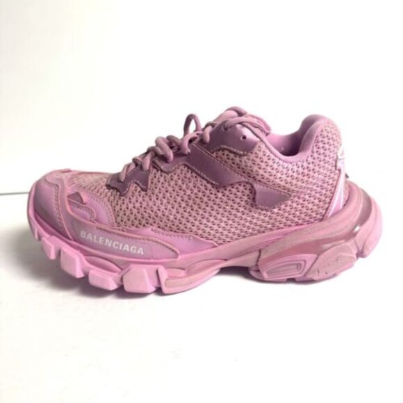 Balenciaga Womens Track 3 Sneaker Pink Size EU37 US7 - Picture 1 of 6